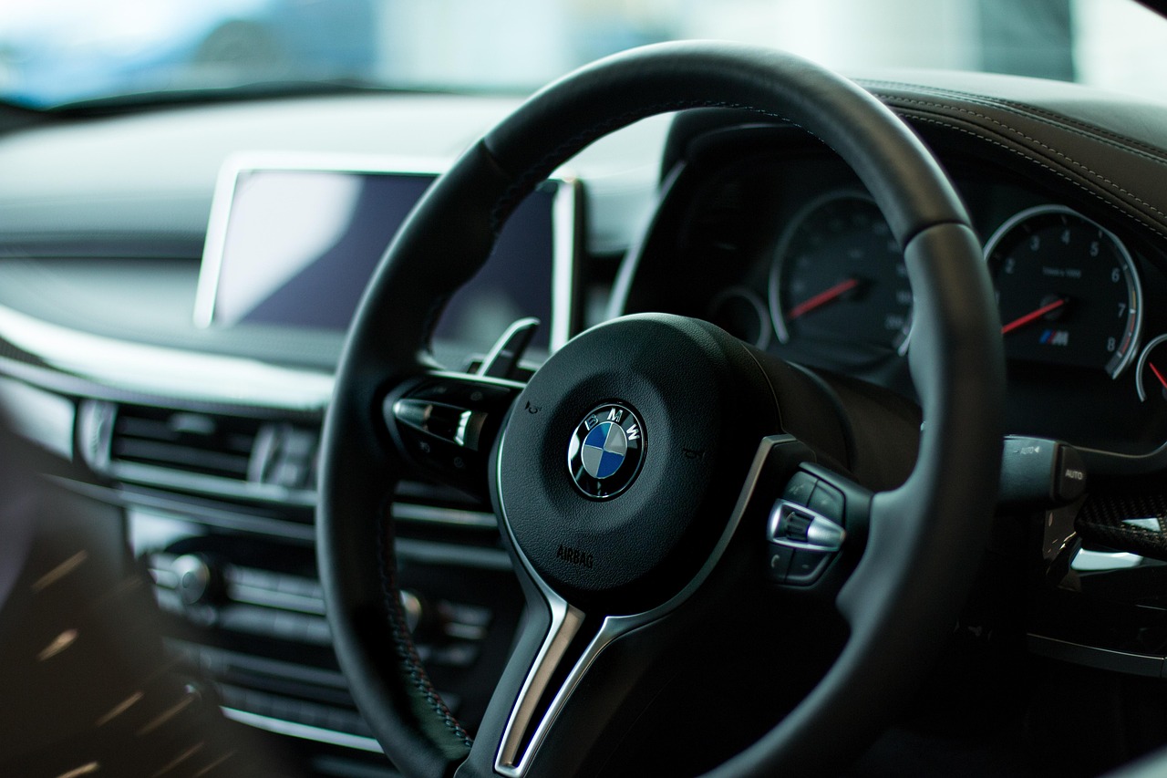 Luxury car with top-tier paint protection and care
