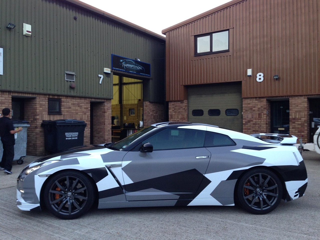 Transparent protective film material applied to car surface for durability and protection